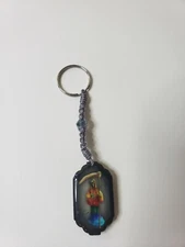 Llabero de la Santa Muerte 7 Poderes  - Santa Muerte KeyChain Handmade - Silk 