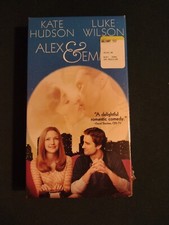 Alex & Emma (VHS, 2003) Kate Hudson & Luke Wilson 28385 PG-13 Factory Sealed 
