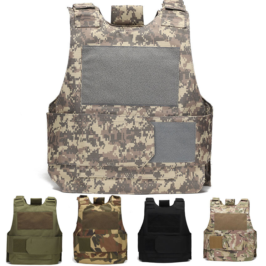 Guard Security Kit Body Bulletproof Vest Front Back Plates Armor Tactical Jacket eBay