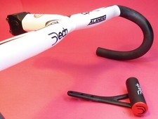 Deda Alanera RHM bianco/carbonio (opaco) 44/11 manubrio integrato - NOS