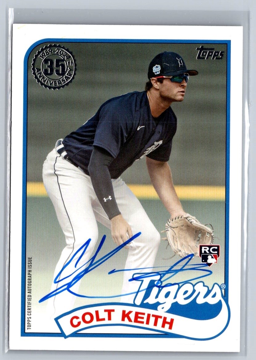 2024 Topps Update 89 Topps Autograph 89BA-CKE Colt Keith Detroit Tigers RC
