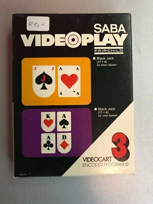 Saba Videoplay Nordmende TelePlay  Fairchild NR. 3 Black Jack 17+4 Telespiel NEU