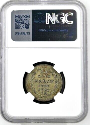 1765 EG IK German States Cologne 1/8 Thaler, NGC VF 30, KM-163 Germany - Picture 2 of 2