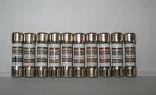 New Lot of 10 Bussmann Limitron KLM-15, 15 Amp Fast-acting Fuses 600 Vac