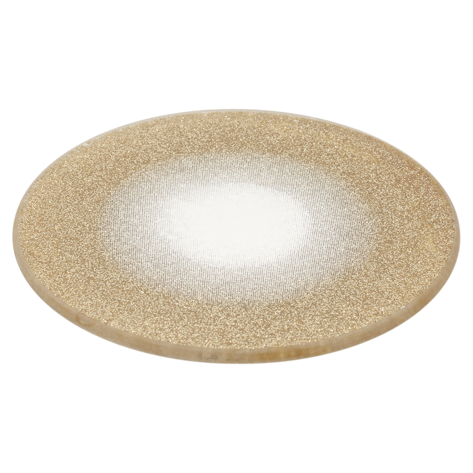 3 Size Round Glitter Mirror Candle Plates Cake Stand Table Wedding