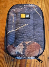 Case Logic Camouflage Camo Small Camera Hard Case with Strap Zipper Closure