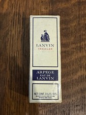 VTG Arpege Eau De LANVIN Cologne TRAVELER In Box FULL 1 1/3 oz Charles Of Ritz