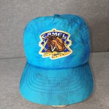 Vintage Joe Camel Smooth Character Blue Snapback Hat Cap Adjustable
