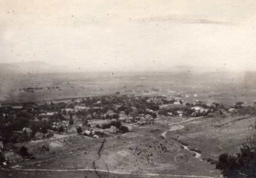 USA New Mexico Raton Train Station Sailors 4 Old amateur Snapshot Photos 1910's - Picture 5 of 7