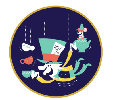 Mad Hatter Alice in Wonderland LE Disney Pin Jumbo 300 Dormouse Tea Cup Pot Acme