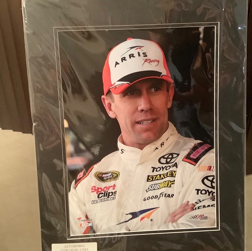 CARL EDWARDS NASCAR PICTURE A DOUBLE MAT AROUND IT 20" X 16" FANATICS AUTHENTIC - Picture 3 of 11