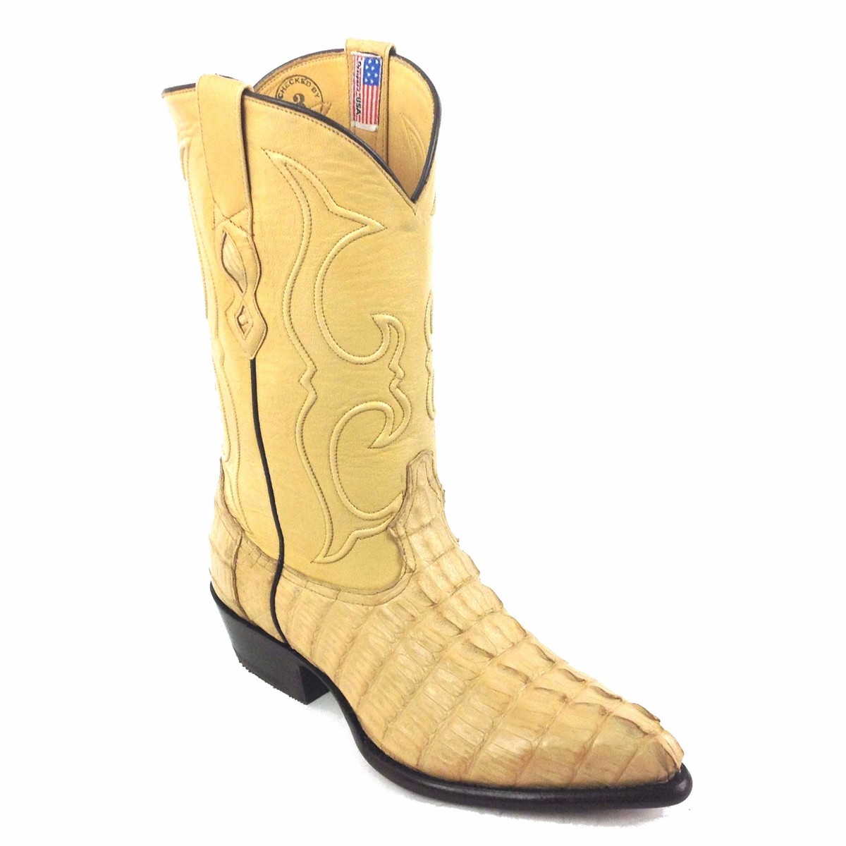LOS ALTOS ORYX LEATHER CAIMAN TAIL NEW J BOOTS STYLE # 1 99 01 11