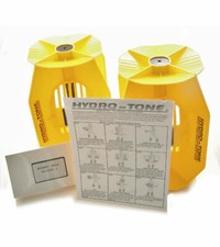 Hydro-Tone Hydro Bells Water Fitness Resistance Exercise Pool Gym Barbells NEW