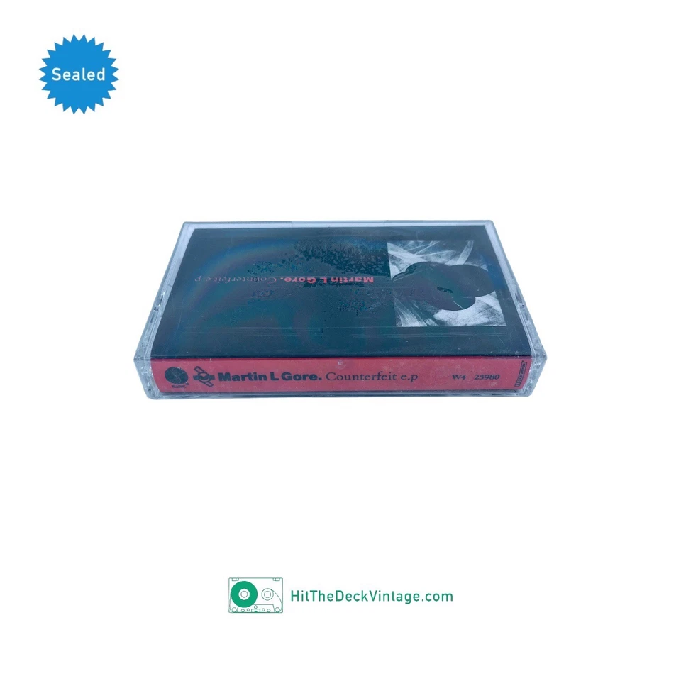 Martin L Gore Counterfeit e.p. Cassette Tape (1989) Synth, Depeche Mode SEALED - Image 3 of 4