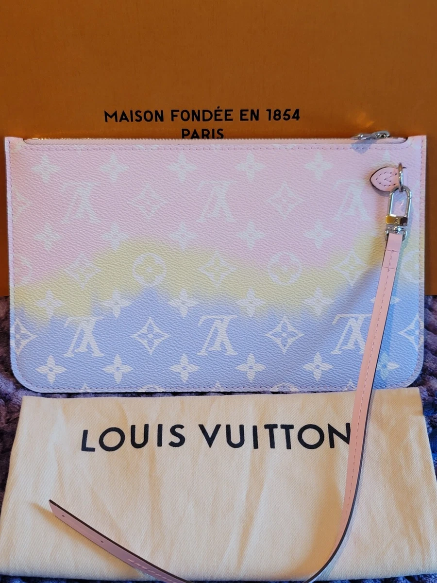 Louis Vuitton Escale Pouch Pochette Pink from Neverfull MM, New