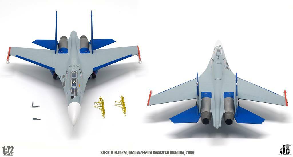 ダイキャスト製 ロシア空軍 Su-30LL スホーイ30LL SU-30 Su-30LL Flanker Gromov Flight Research Institute 1/72 Scale
