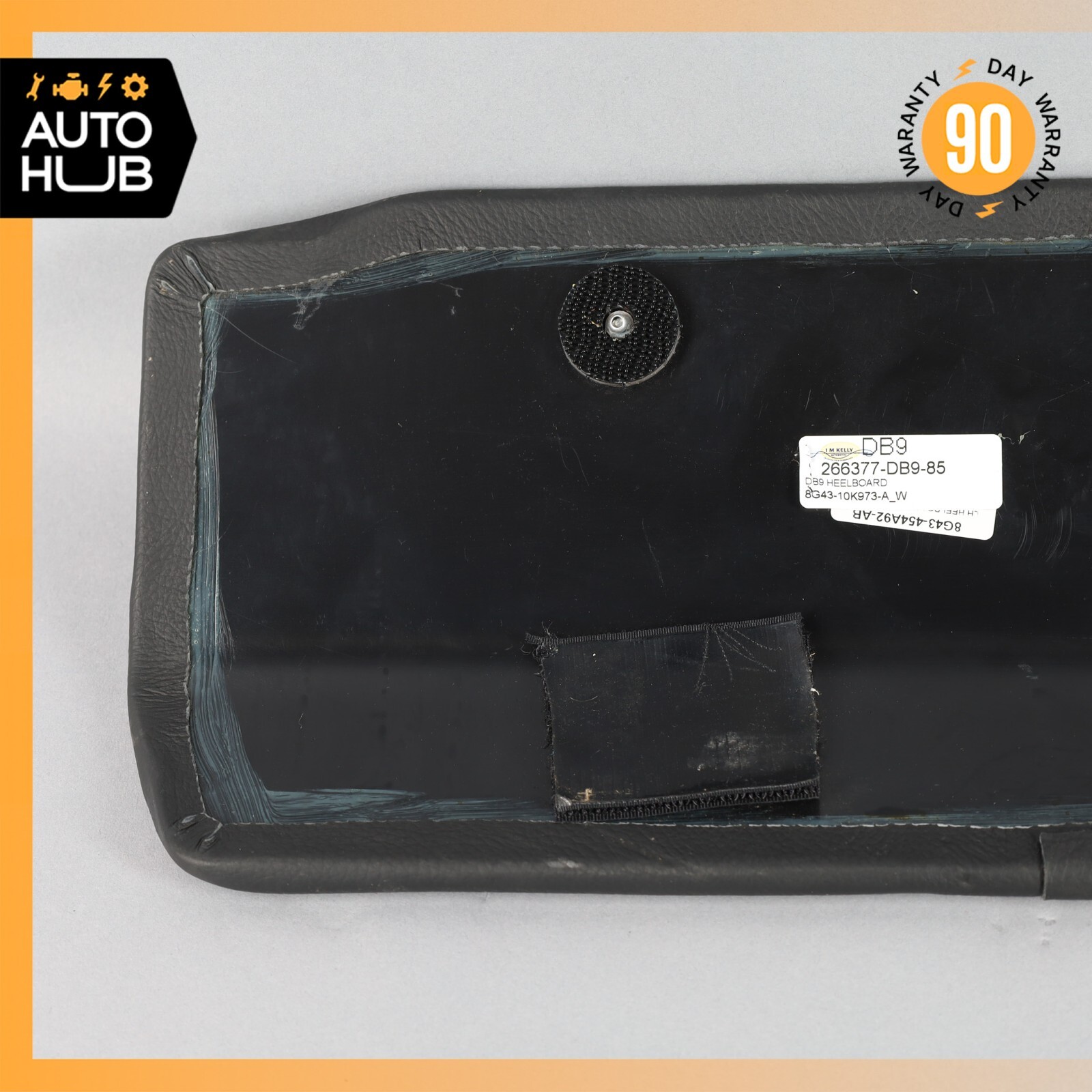 12-16 Aston Martin DB9 GT Virage Rear Left Side Floor Carpet Panel Black OEM 7k