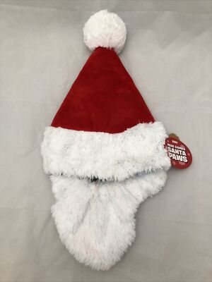 NEW BARKBOX Bark Box Here Comes Santa Hat Paws Small/Medium Dog Toy ...