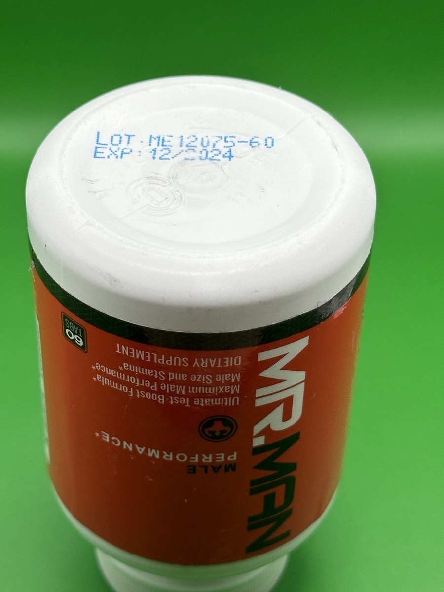 Mr.Man Male Support Vitality Formula For Men 60 Capsules Exp 04