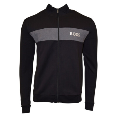 Hugo Boss Men's Tracksuit Jacket Full Zip-Up Long Sleeve Black | eBay