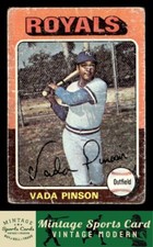 1975 Topps Mini - Vada Pinson - #295 