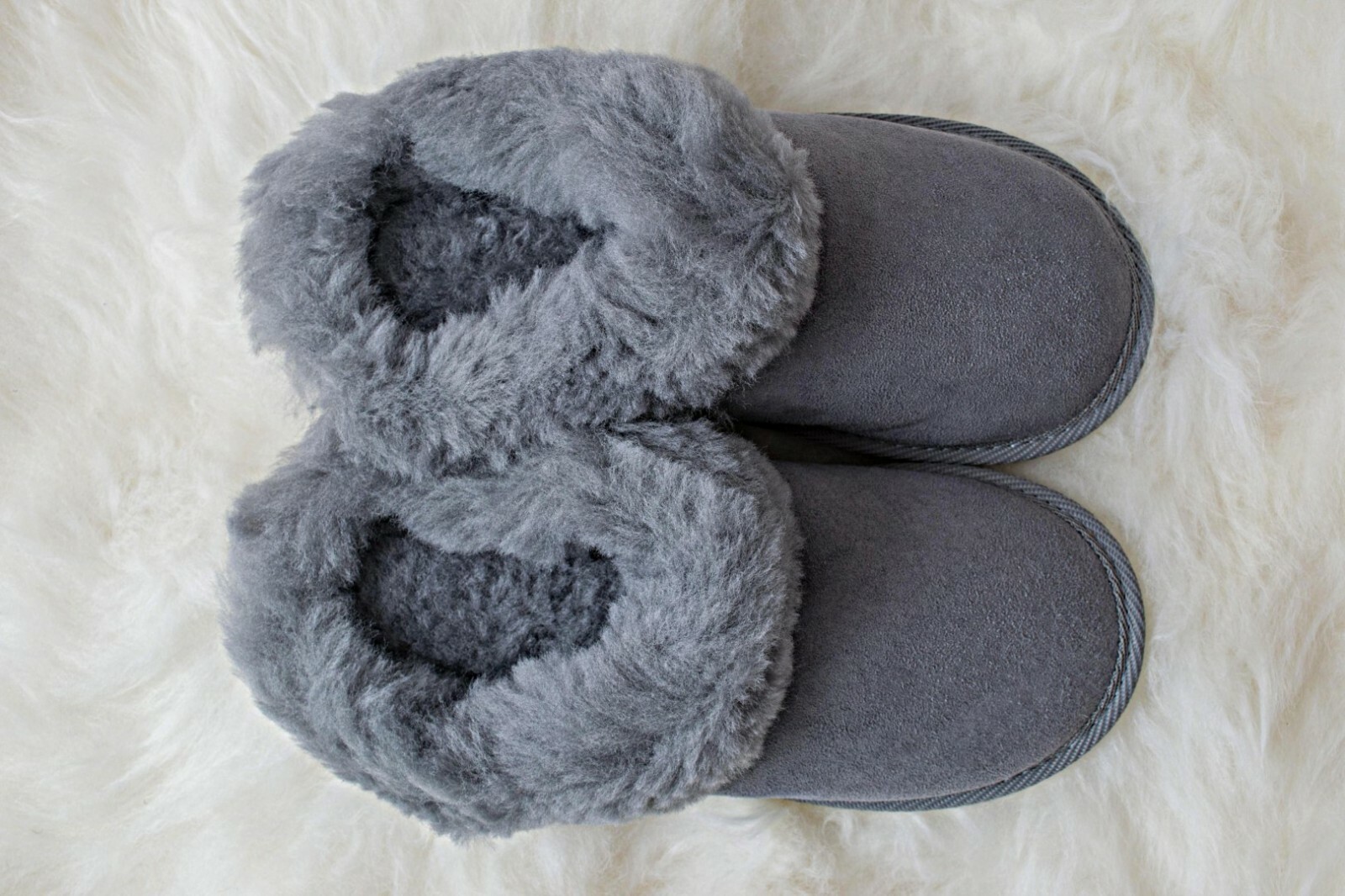 SAOLA Pantofole donna donna pelle di pecora scarpe di lana calde pelliccia accogliente suola dura