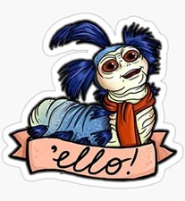 Ello - Labyrinth Worm - Sticker Graphic - Auto Wall Laptop Cell Truck Sticker