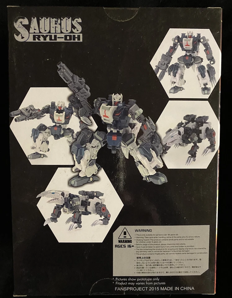 Fansproject Fans Project Combiner Saurus RYU-OH Dinosan NEW MISB Dinoking - Image 2 of 2