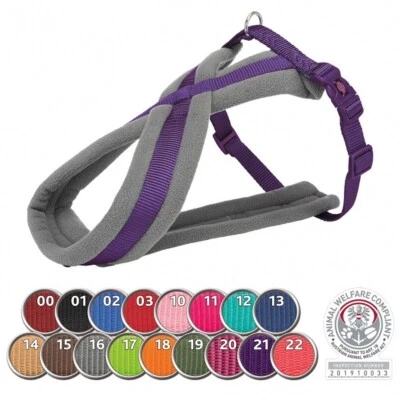 Trixie Premium Touring Dog Harness - Adjustable Strong Soft Fleece Thick Padding