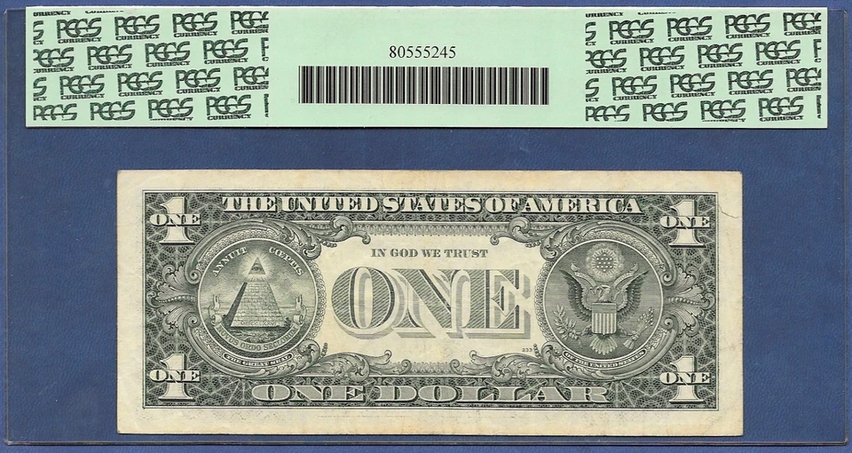 🇺🇸 ERROR 2006  $1 "STAR" ♚♚MISMATCHED SERIAL NUMBER♚♚  PCGS VF 25  SCARCE! - Image 4 of 4