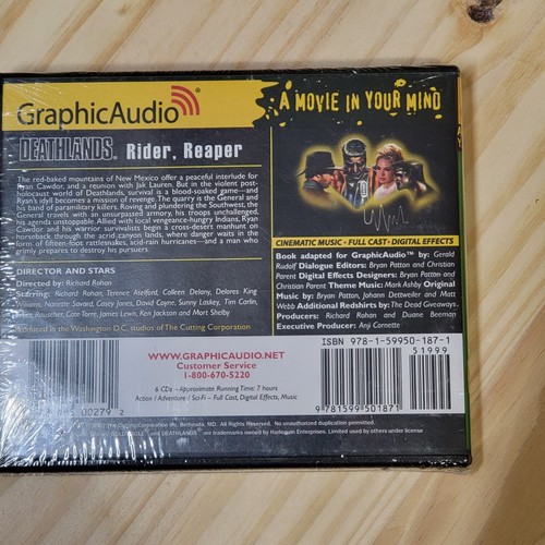 Graphic Audio James Axler Deathlands 22 Rider Reaper CD Audiobook NEW - Imagen 2 de 2