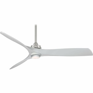 Details About Minka Aire F853l Bn Sl Aviation Led Brushed Nickel 60 Ceiling Fan With Remote