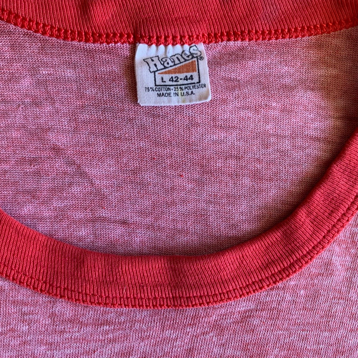 70s VINTAGE CAMP WE-CH-ME NEVADA RINGER T-SHIRT MEN SZ S