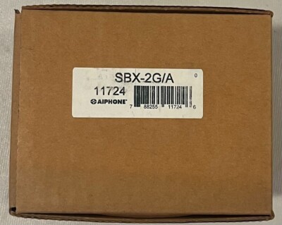 AIPHONE SBX-2G/A 2-gang - Stainless Steel - UPC: 0788255117246