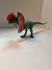 2017 Mattel Jurassic World Attack Pack Dilophosaurus Dinosaur Figure 15  Long
