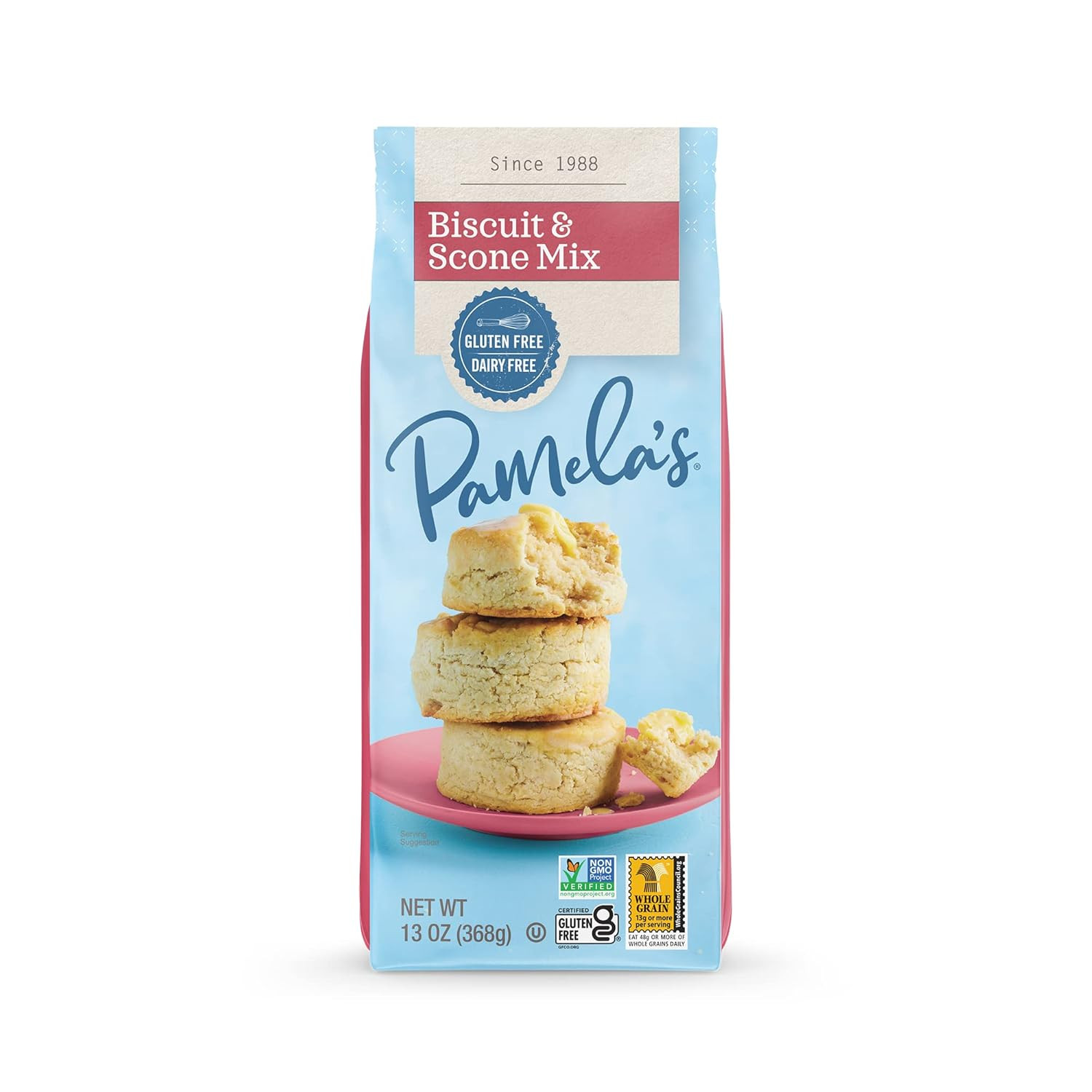 Смесь для печенья и булочек без глютена PamelaS Products, 13 унций