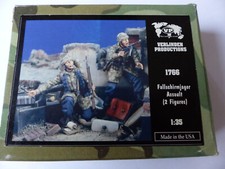 Verlinden 1766 2 Resinfig 1/35: Fallschirmjäger Nahkampf, Soldaten Wehrmacht, OV