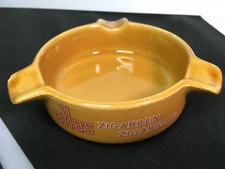 Vintage Rare Ceramic Cigar Ashtray- ATLAS ZIGARREN ZIGARILLOS - Made In Germany