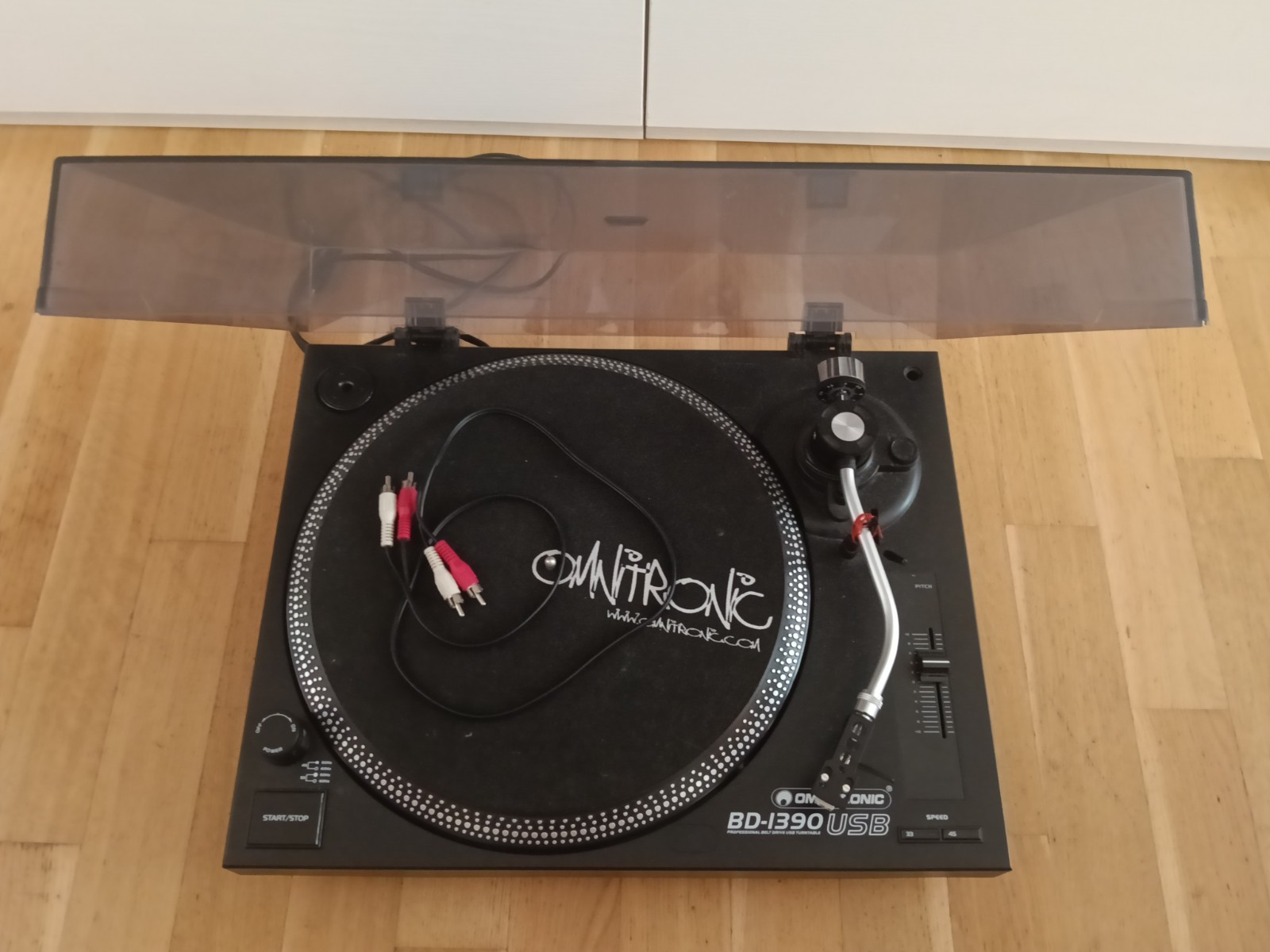 Giradischi Omnitronic BD-1390 a cinghia