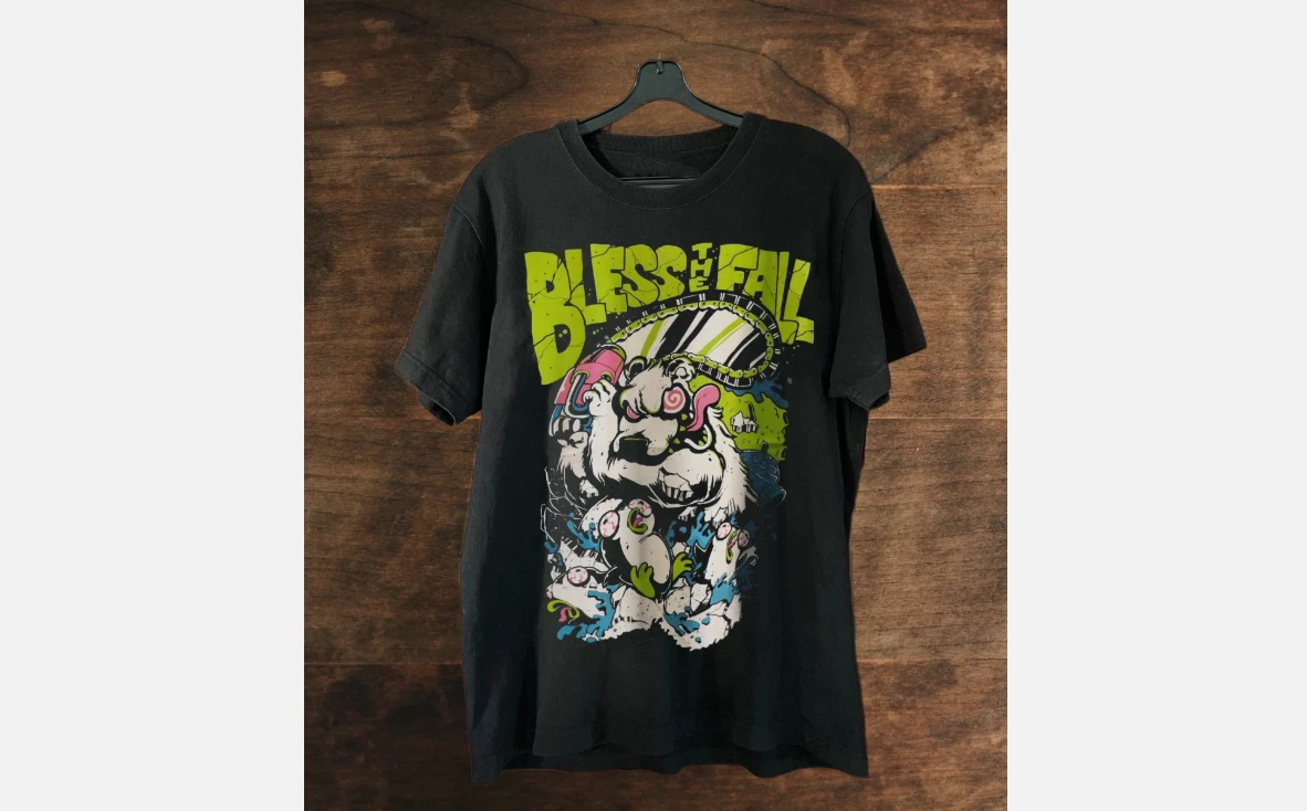 T*a様 BLESSTHEFALL / ブレスザフォール Tシャツ　激レア Rare BlessTheFall Band Short Sleeve Cotton Tee S to 5XL T-shirt
