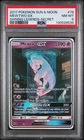 2017 POKEMON SUN & MOON SHINING LEGENDS SECRET #78 MEWTWO GX PSA 8