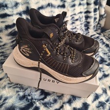 Under Armour Curry 3Z7 Black Metallic Gold 6Y