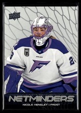 2025-26 Upper Deck PWHL Hockey Netminders #N-9 Nicole Hensley