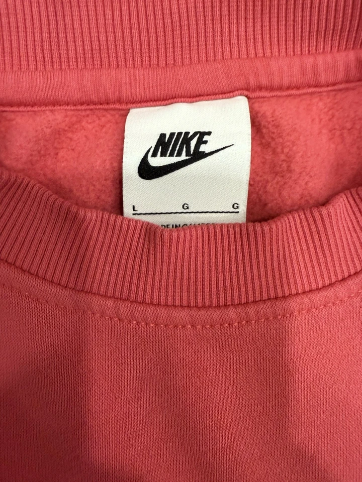 Vintage Girls Kids Nike Pink Pullover Sweatshirt EUC Size Large - Image 3 of 3