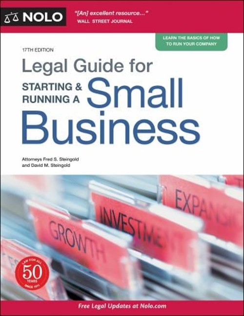 Legal Guide for Starting and Running a Small Business PaperbackFree US Delivery | ISBN:1413328601