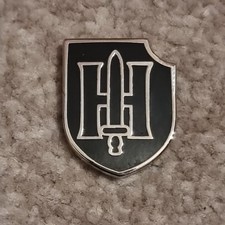 Sword in Shield Badge - 20mm high