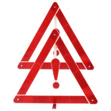 2PCS Reflective Warning Sign Foldable Triangle Car Hazard Breakdown Car Motor