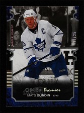 2007-08 O-Pee-Chee Premier Silver Spectrum 21/25 Mats Sundin #13 HOF 0c3