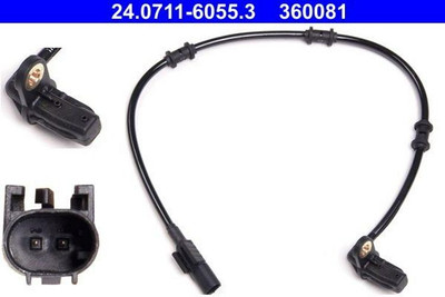 ATE 24.0711-6055.3 ABS Sensor Raddrehzahl Hinten Rechts