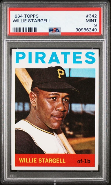 1964 Topps #342 Willie Stargell PSA 9